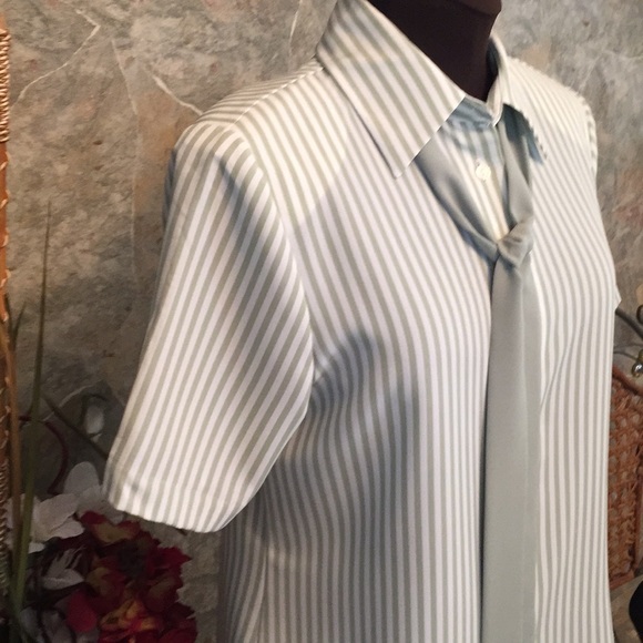 Top blouse tunic button down shirt - Picture 4 of 8